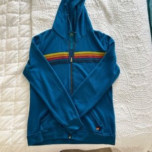 Aviator Nation Rainbow Hoodie XXL